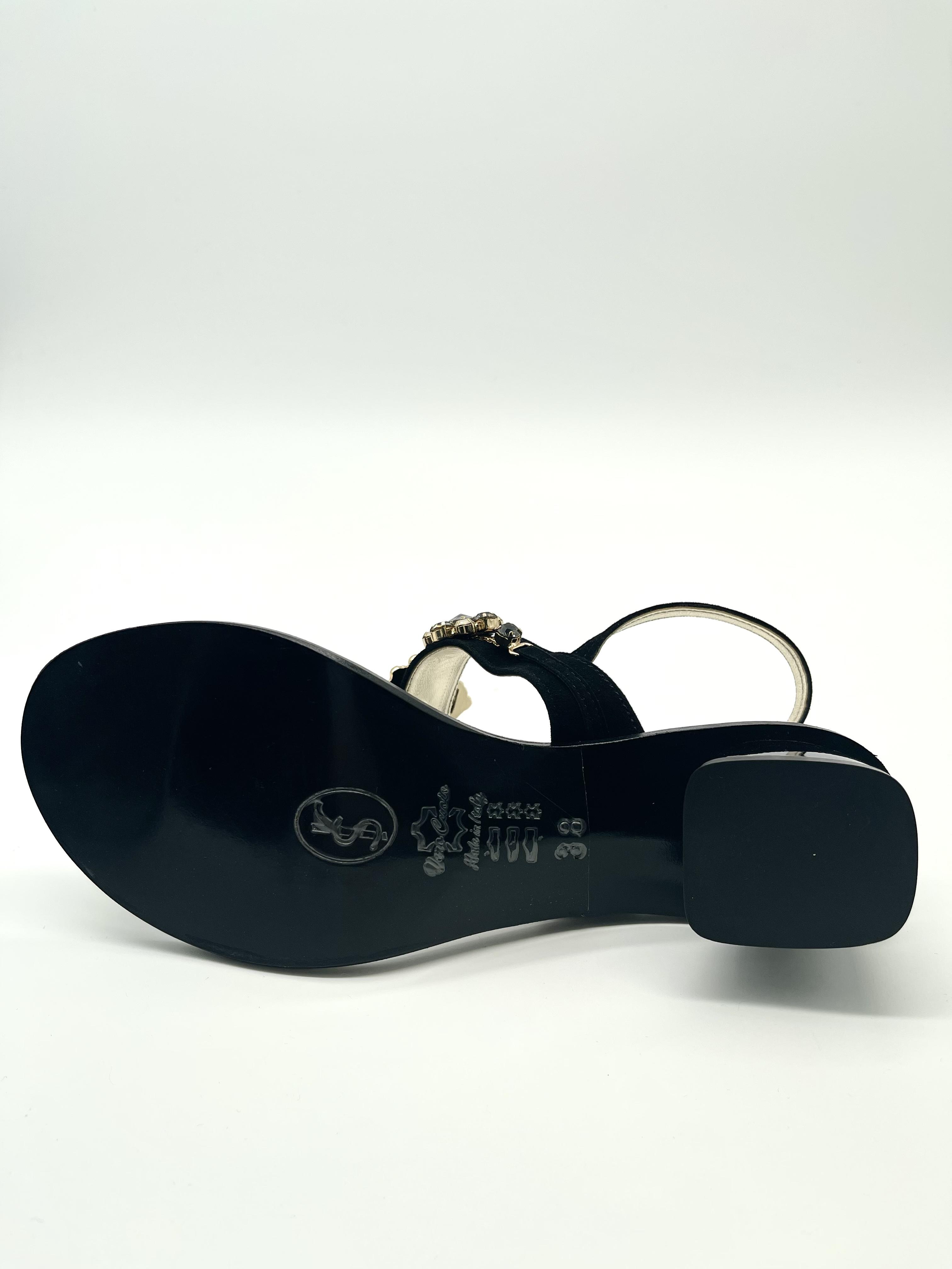 Босоніжки жіночі R.Serpentini 119 р. 37 Чорний - фото 6