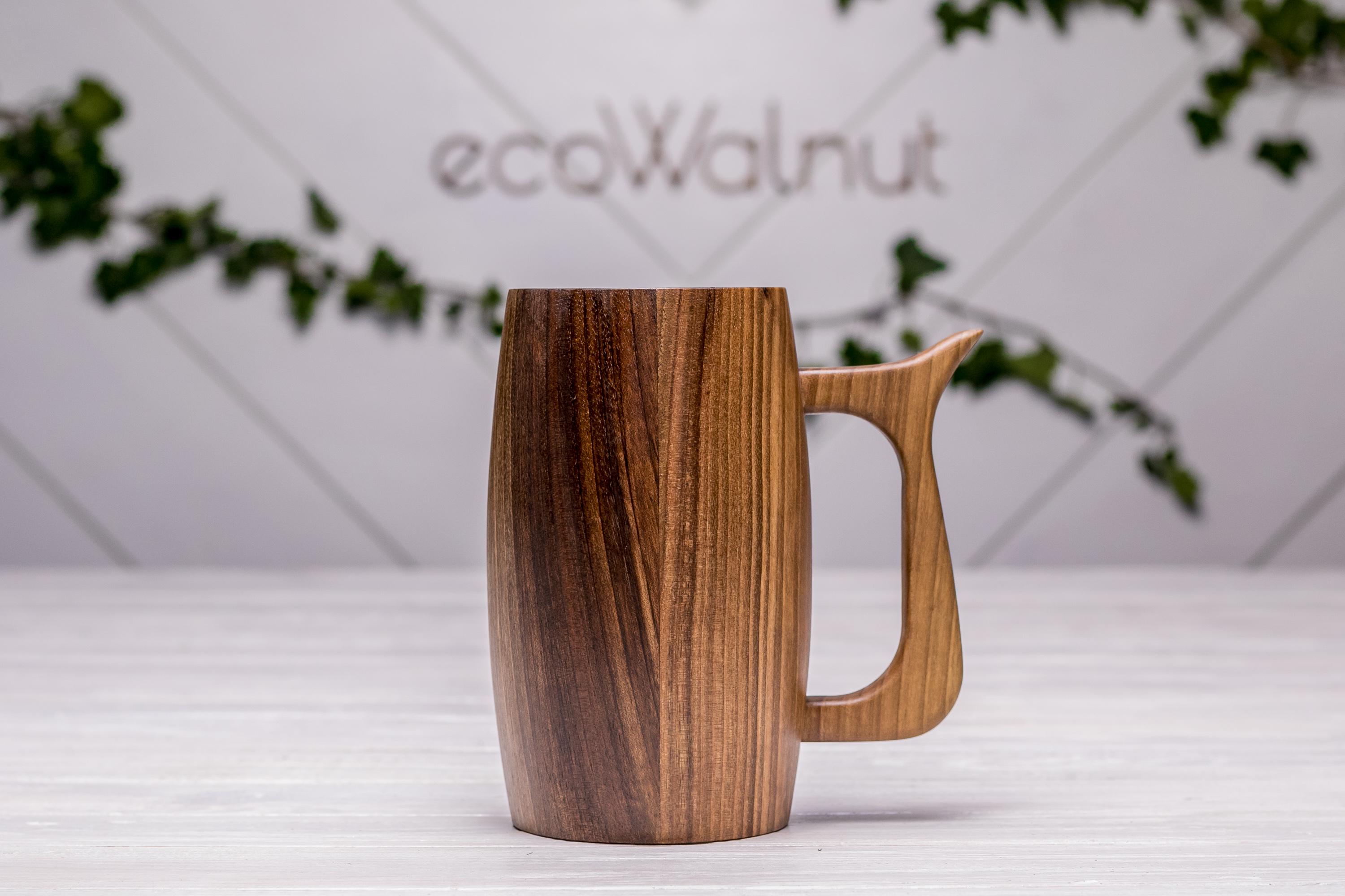 Бокал пивной EcoWalnut цельный литровый именной (EK-29.2) - фото 12