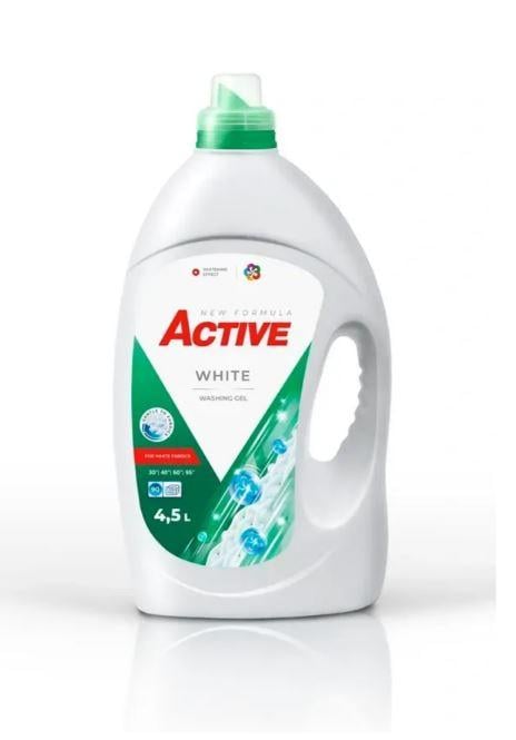 Гель для стирки Active White 4,5 л (hx-47179)