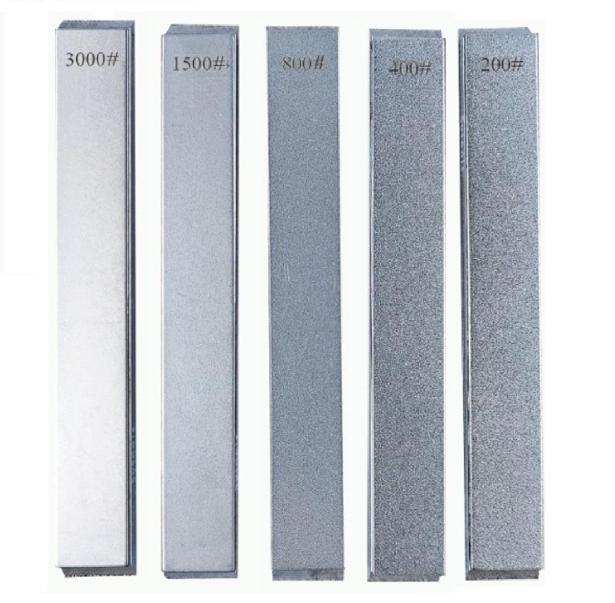 Набор точильных брусков для ножей Ruixin алмазных алюминиевых зернистостей 200/400/800/1500/3000 5 шт. (Ral-002)
