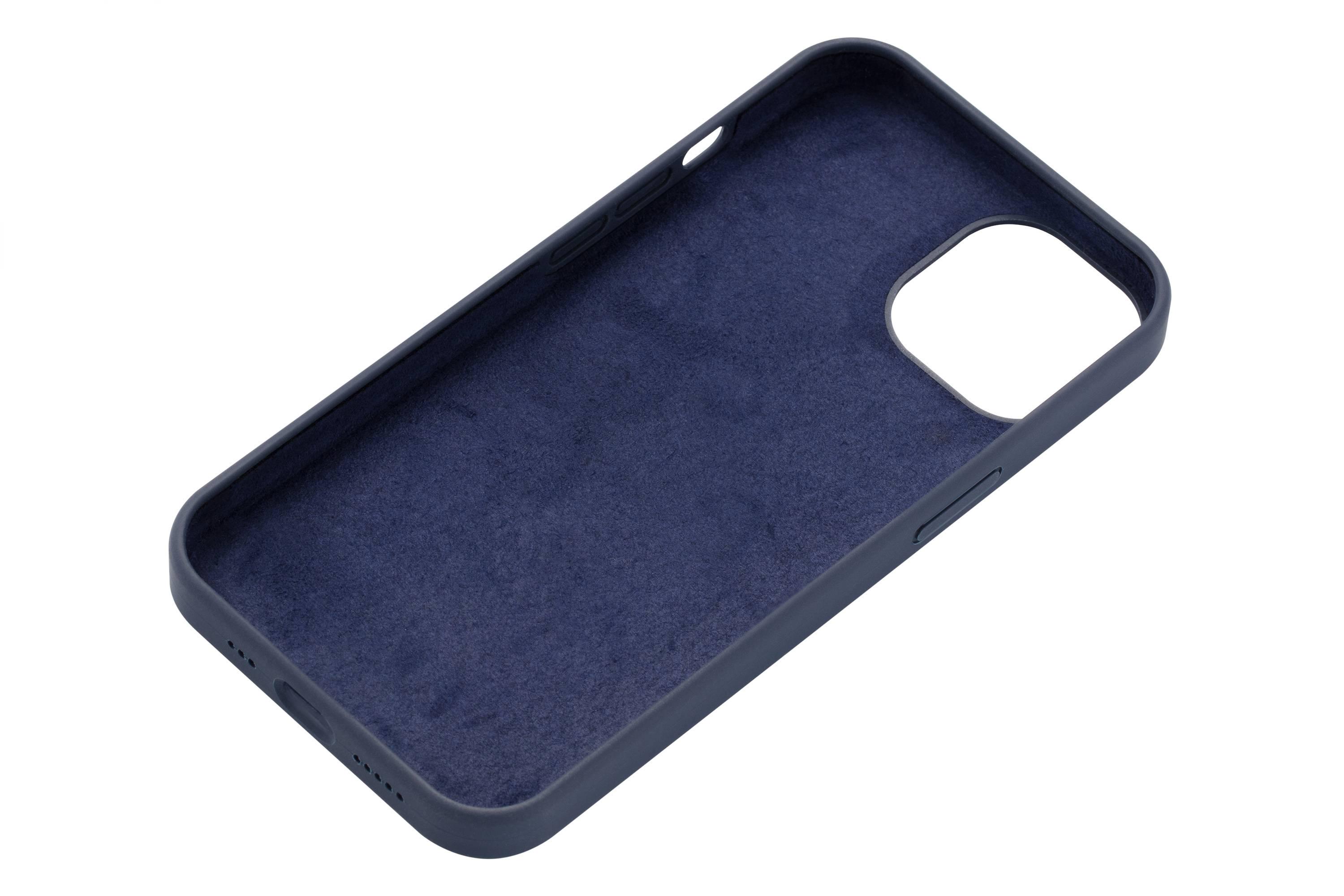 Чехол-бампер для телефона 2E Basic Liquid Silicone iPhone 14 Midnight Blue (2E-IPH-14-OCLS-MB) - фото 2