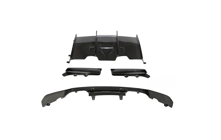 Диффузор заднего бампера DDCarbon V1 для F80 для BMW 3 серия F-30/31/34 2012-2019 гг. натуральный карбон (137004)