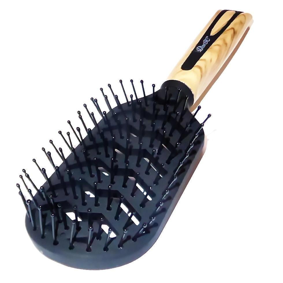 Расческа для укладки широкий ДенІС professional карбоновая ручка под дерево (1453070671) - фото 3 Расческа для укладки широкий ДенІС professional карбоновая ручка под дерево (1453070671) - фото 3