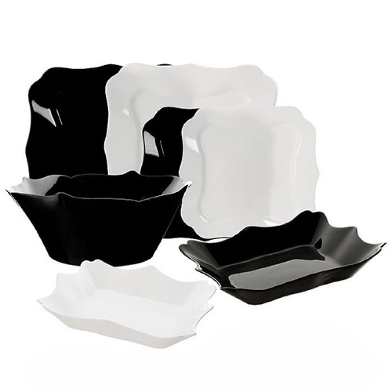 Столовий сервіз Luminarc Authentic Black&White (E6195) 19 пр. Столовий сервіз Luminarc Authentic Black&White (E6195) 19 пр.