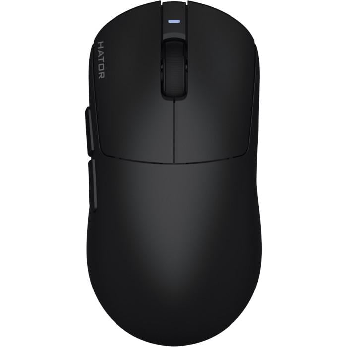 Компьютерная мышка беспроводная игровая Hator Quasar 3S Ultima 8K Wireless PixArt PAW3950 Bluetooth 2,4 ГГц USB-A Black (HTM660)