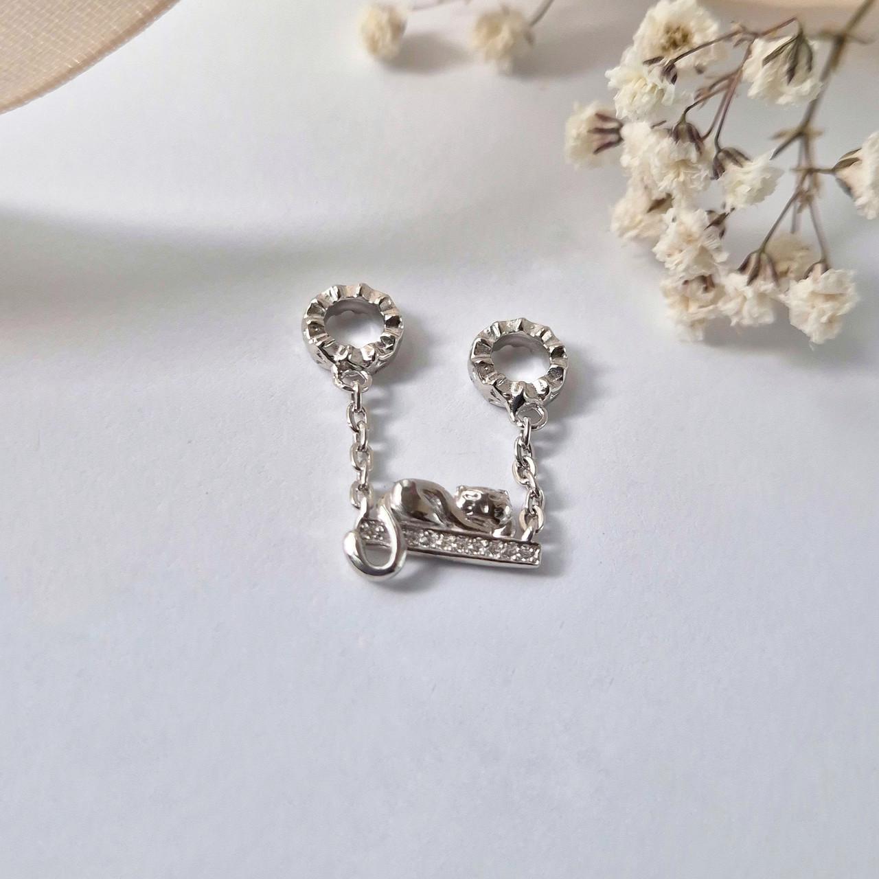 Шарм з підвіскою срібло 925 проби 1,80 г (924р)