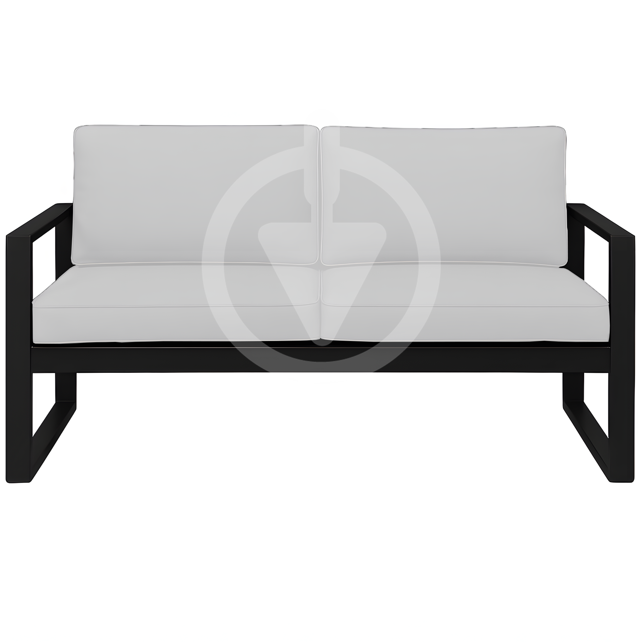 Диван металлический AVVS Бостон лофт с подлокотниками рогожка 130 см Белый - фото 2 Диван металлический AVVS Бостон лофт с подлокотниками рогожка 130 см Белый - фото 2