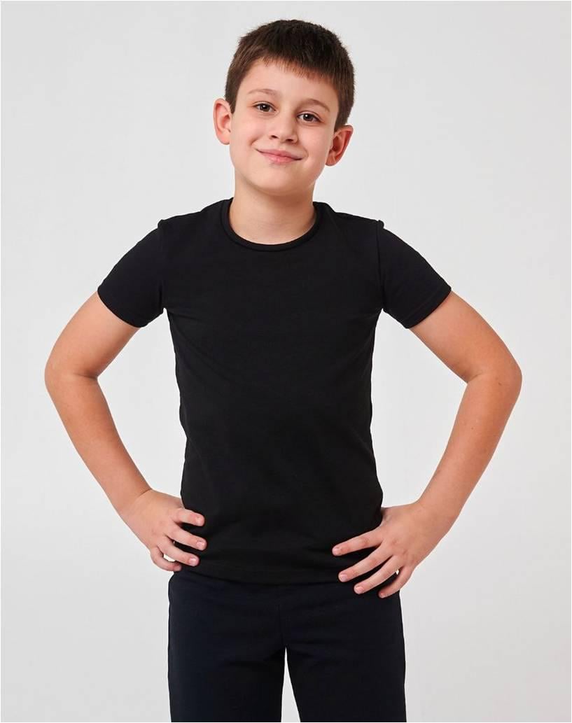 Футболка Smil 146 см Чорний (110771)