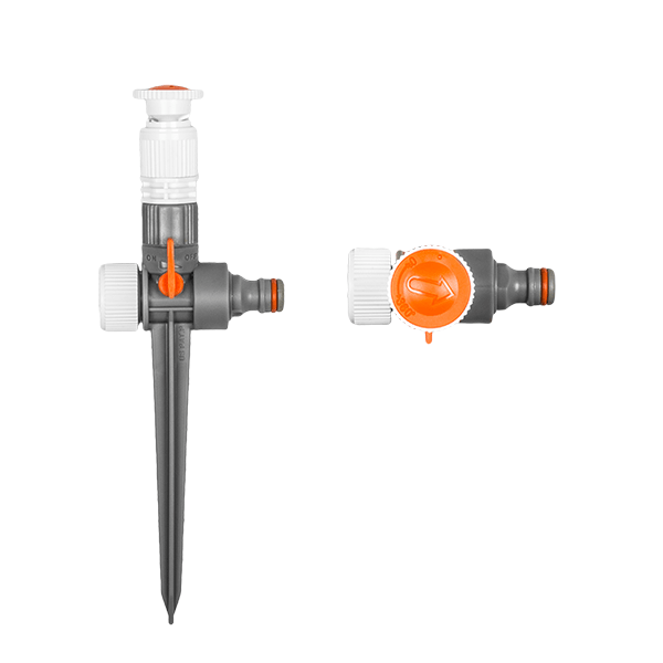 Зрошувач регульований White Line 0-360° з краном на кілочку (WL-Z08) - фото 2