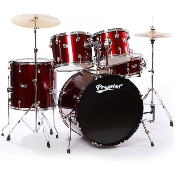 Ударна установка Premier-Percussion Olympic Stage20, winered wrap (6190WR)