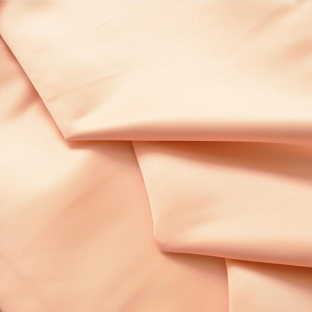 Ткань тафта свадебная персик