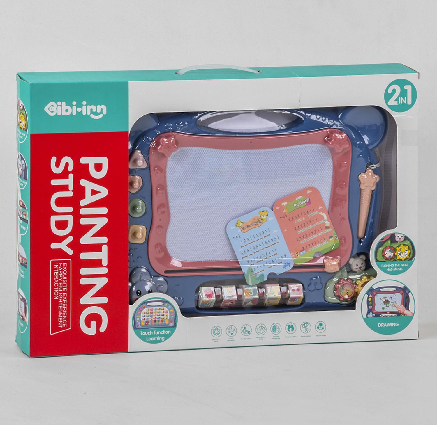 Доска игровая 648 A-65 12/2 свет/звук/на английском/сенсорная панель/пианино/на батарейках (103092)