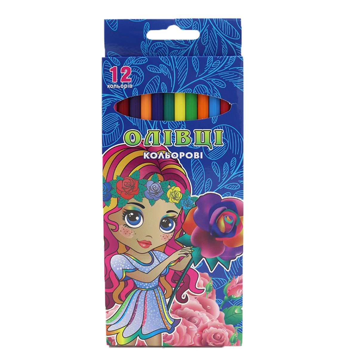 Олівці пластикові J. Otten Girl 12 кольорів (MTT-156951)