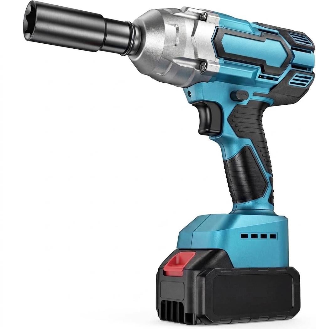 Гайковерт аккумуляторный ударный Seesii WH700 21V 1/2" 650 Нм 2х4,0Ah бесщеточный 6 головок биты сверла и кейс