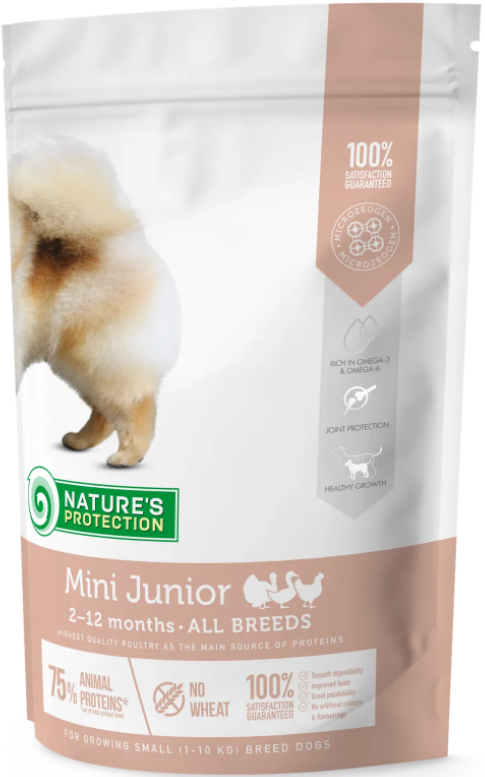 Корм сухой Mini Junior Small Breeds для щенков малых пород 500 г (NPS45723)