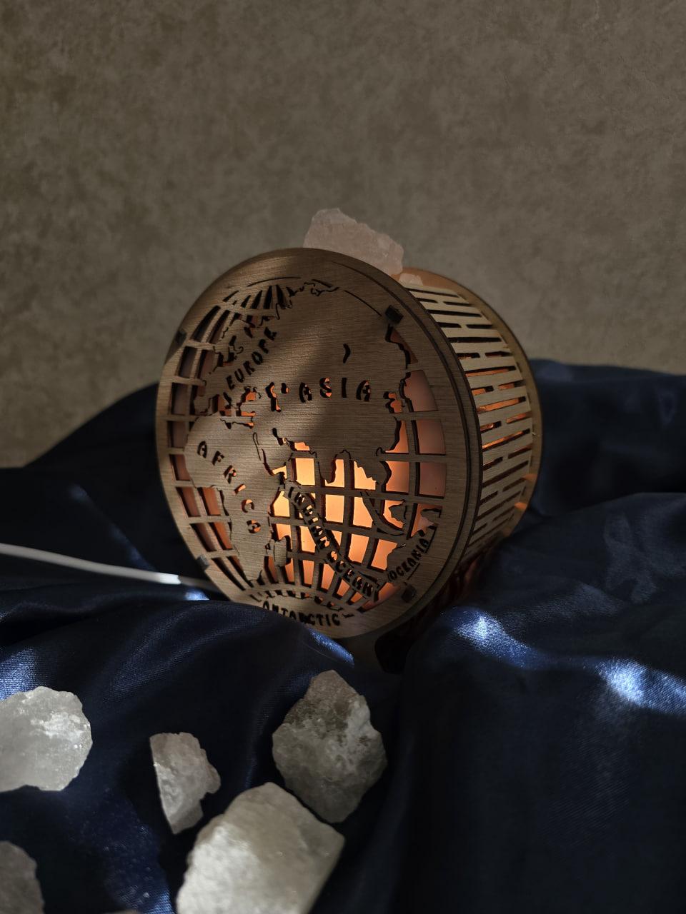 Соляний світильник лампа (663361265-05) - фото 5 Соляний світильник лампа (663361265-05) - фото 5