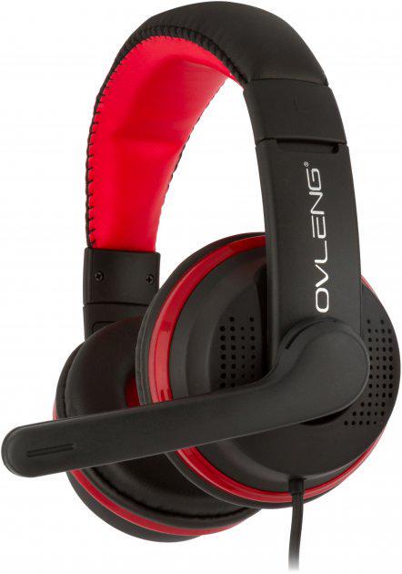 Наушники Ovleng Gt91 Black/Red (nogt91br)