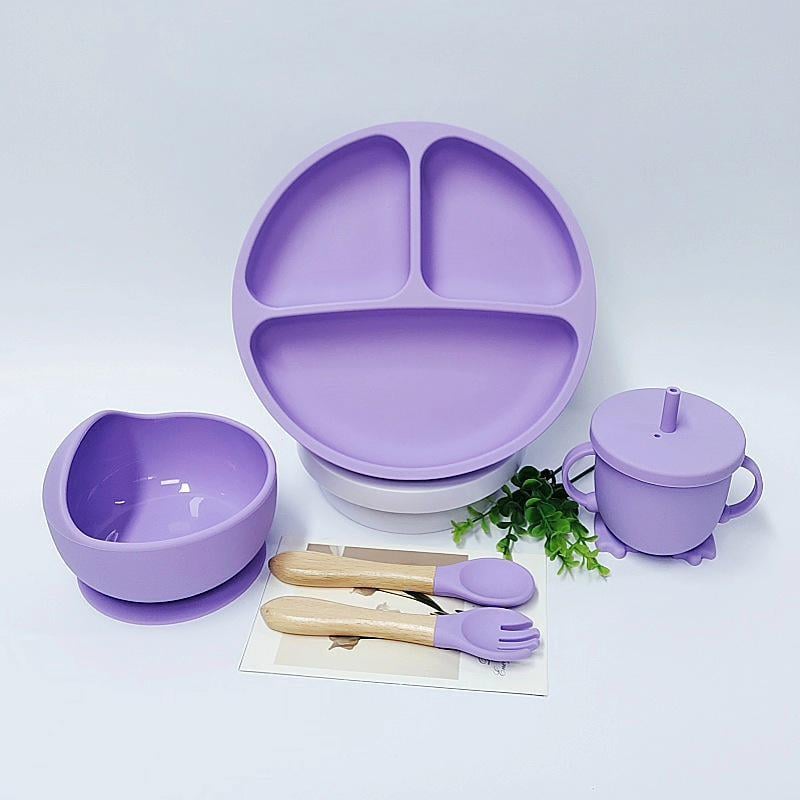 Дитячий посуд для годування RNDSHW img_e76541 Фіолетовий (65942)