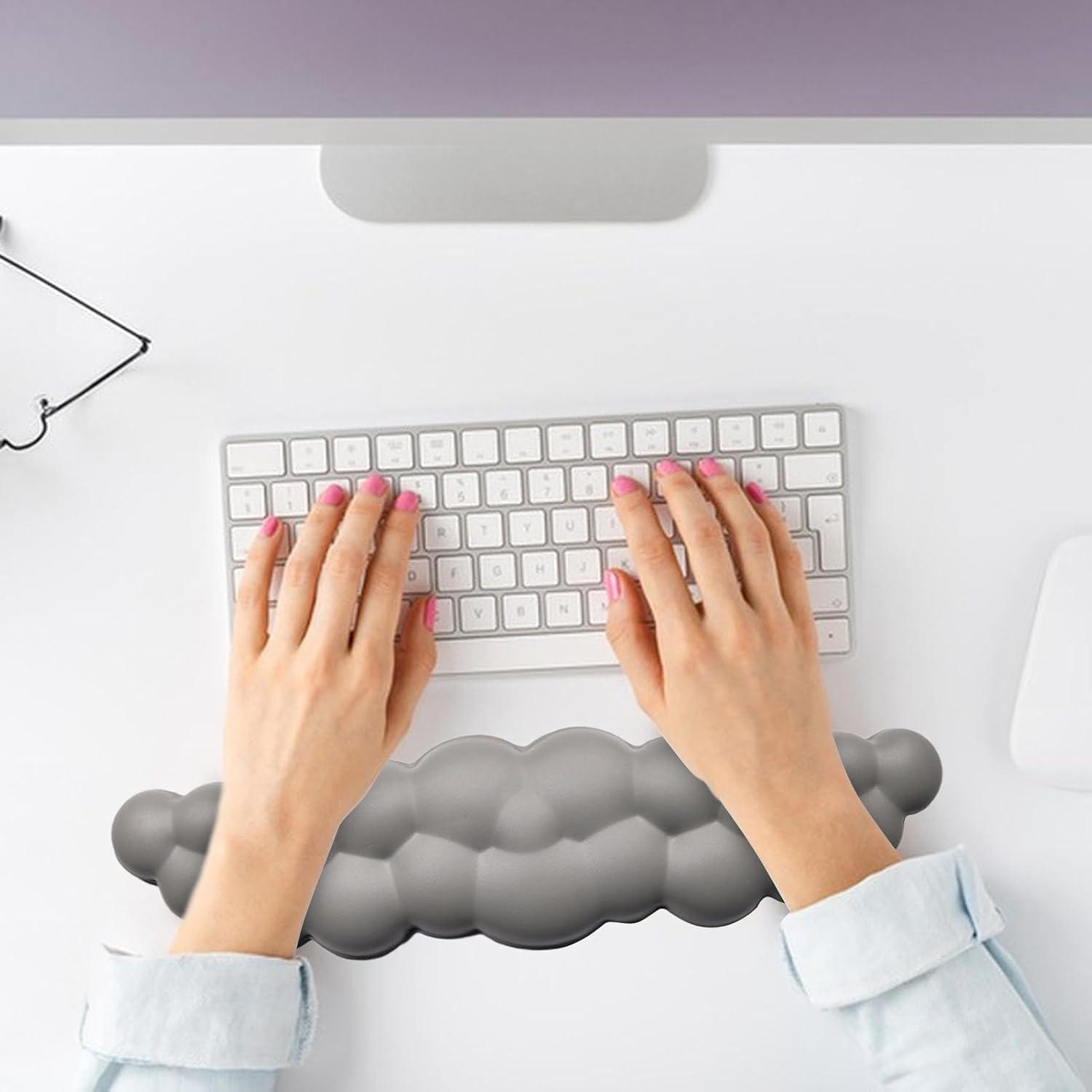 Подставка под запястье для клавиатуры Bubbles Grey - фото 3 Подставка под запястье для клавиатуры Bubbles Grey - фото 3