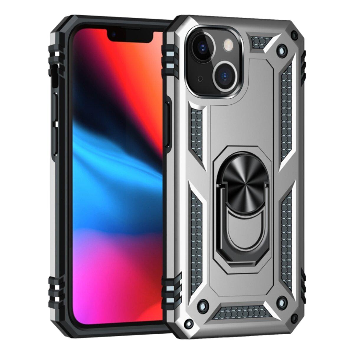 Противоударный чехол для Apple iPhone 13 Cosmic Robot Ring / Silver Противоударный чехол для Apple iPhone 13 Cosmic Robot Ring / Silver