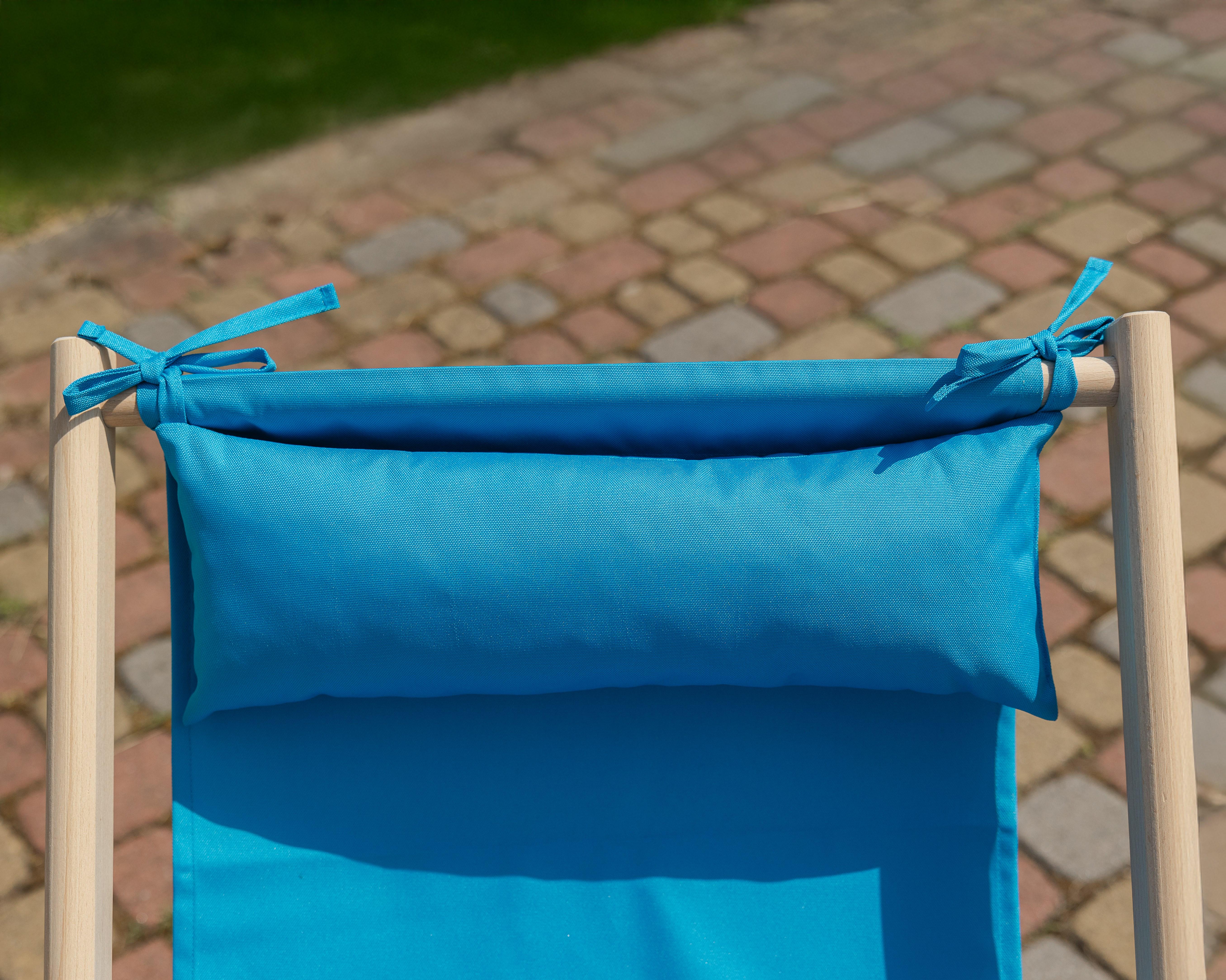 Шезлонг дерев'яний розкладний XRmaster з підлокітниками та підголовником Блакитний (0002250) - фото 5 Шезлонг дерев'яний розкладний XRmaster з підлокітниками та підголовником Блакитний (0002250) - фото 5