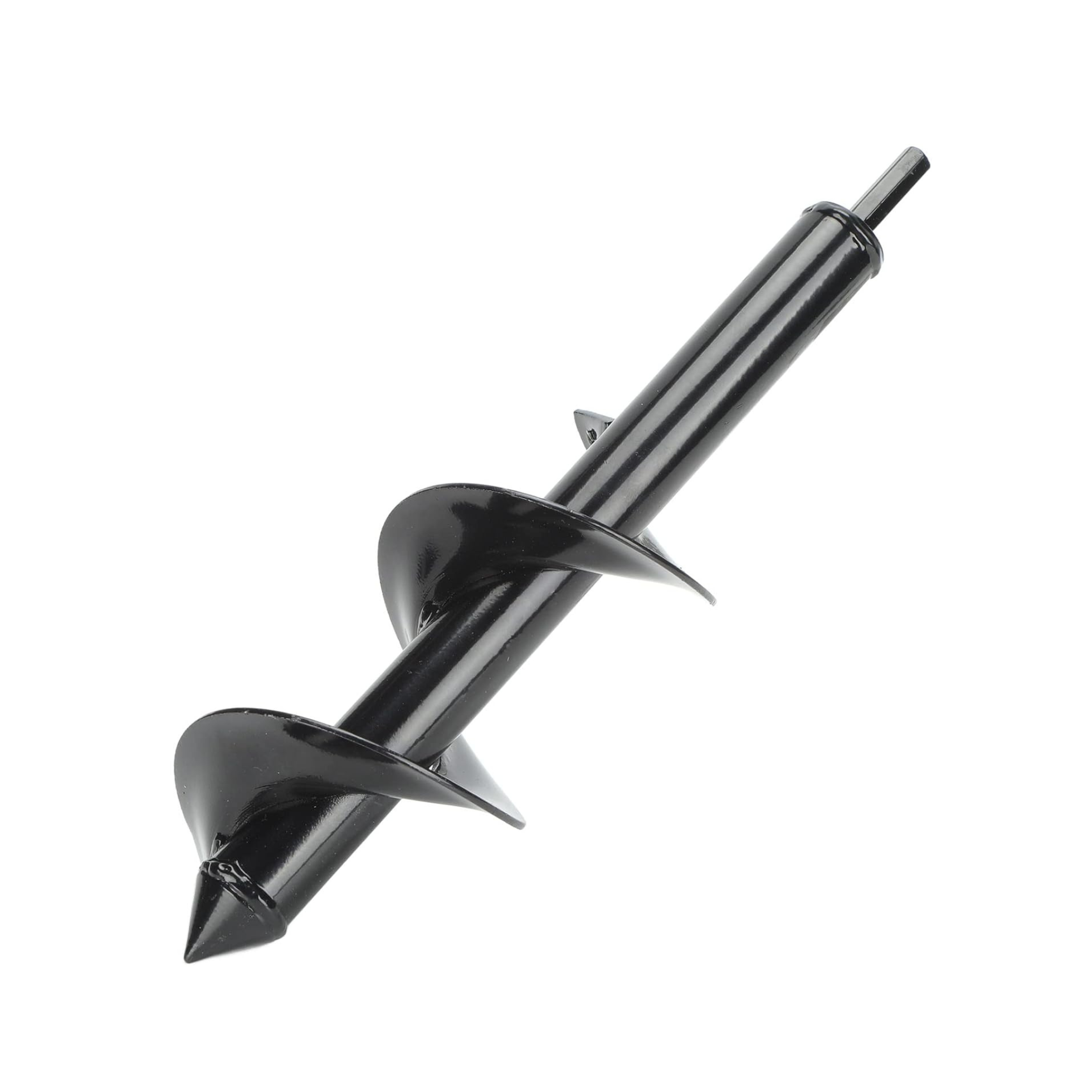 Садовий бур спіральний для дриля та шуруповерта для буріння землі 30х8 см