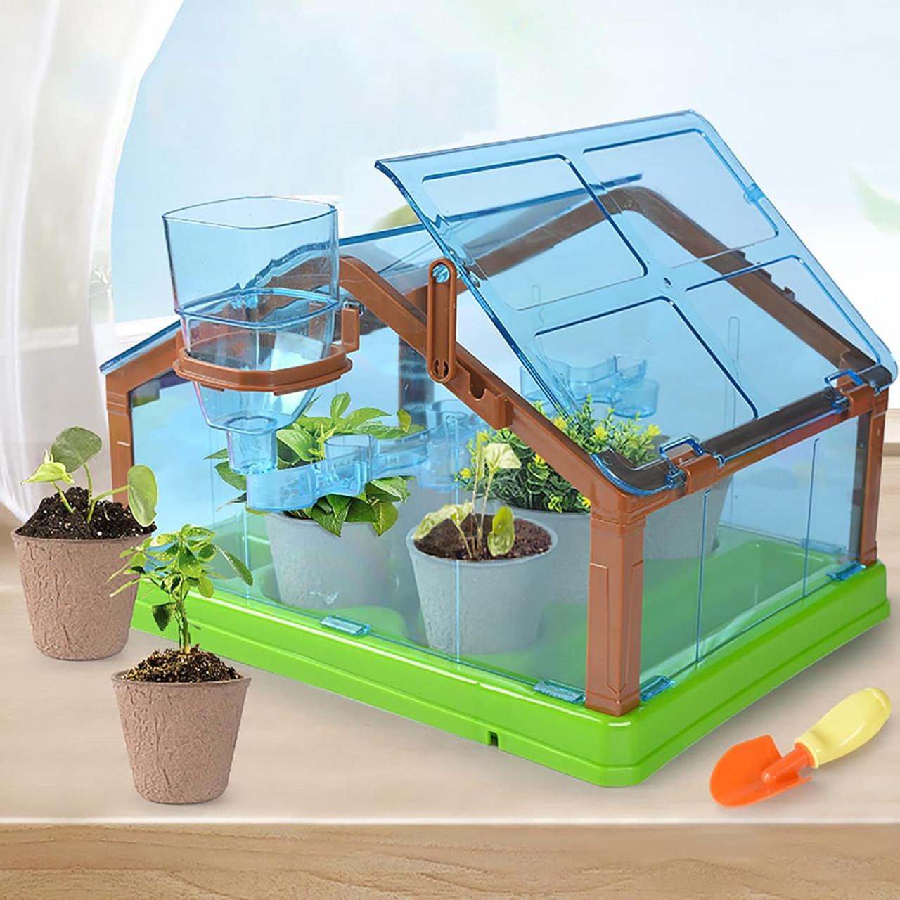 Набір для вирощування рослин Ботанічний теплиця/ґрунт/насіння/інструменти від 5 років (30731358) - фото 4 Набір для вирощування рослин Ботанічний теплиця/ґрунт/насіння/інструменти від 5 років (30731358) - фото 4