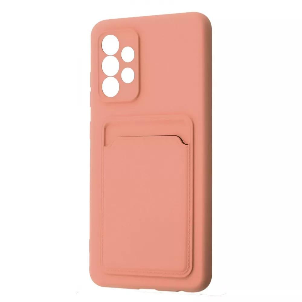Чехол-накладка для телефона WAVE Colorful Pocket Samsung Galaxy A52 Pale pink