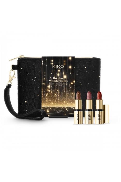 Набір для губ Kiko Milano Holiday Wonderlights Creamy Miniature Lipstick Gift Set (00181401) Набір для губ Kiko Milano Holiday Wonderlights Creamy Miniature Lipstick Gift Set (00181401)