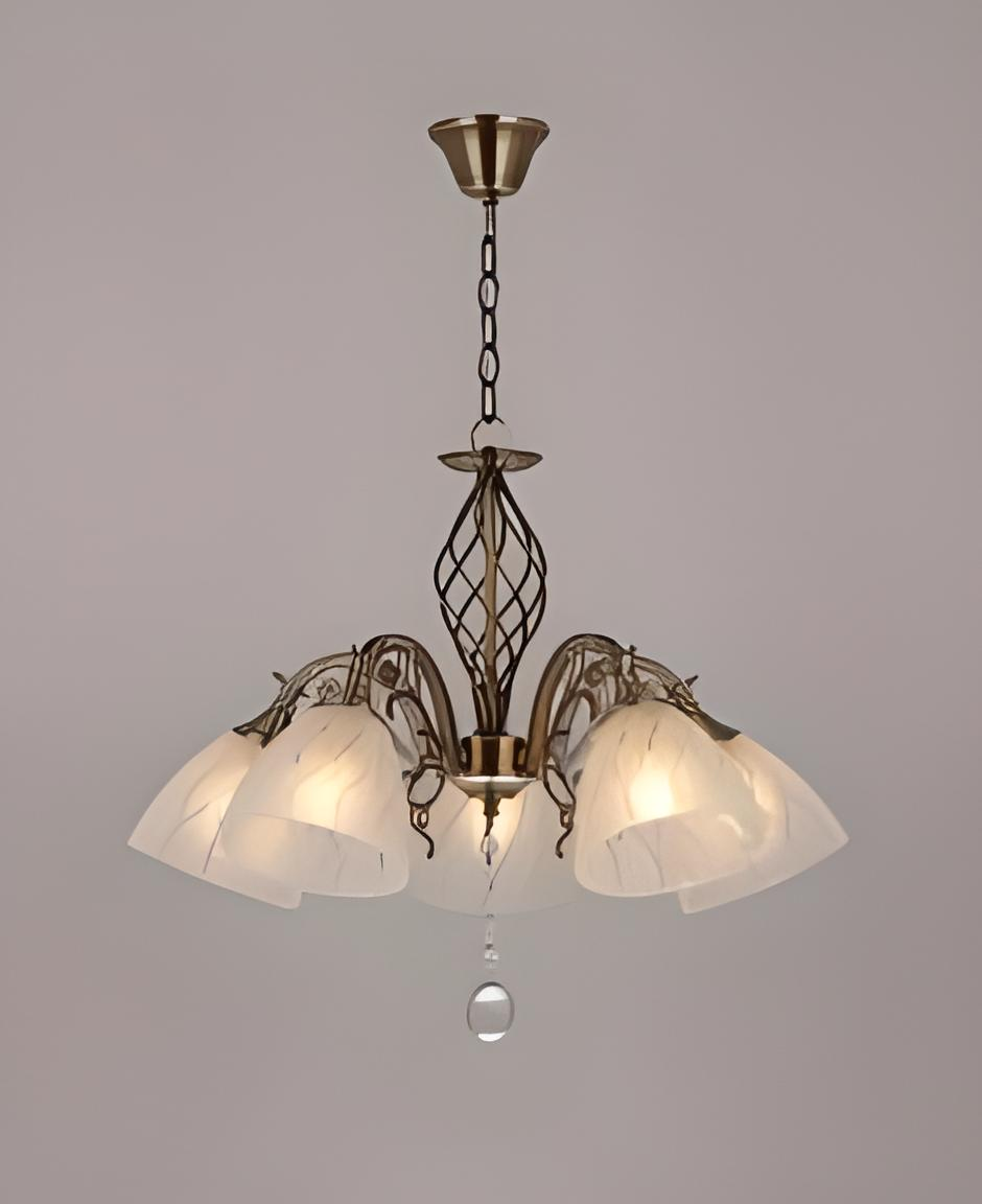 Люстра потолочная Sirius B N2199 / 5 AB на 5 плафонов