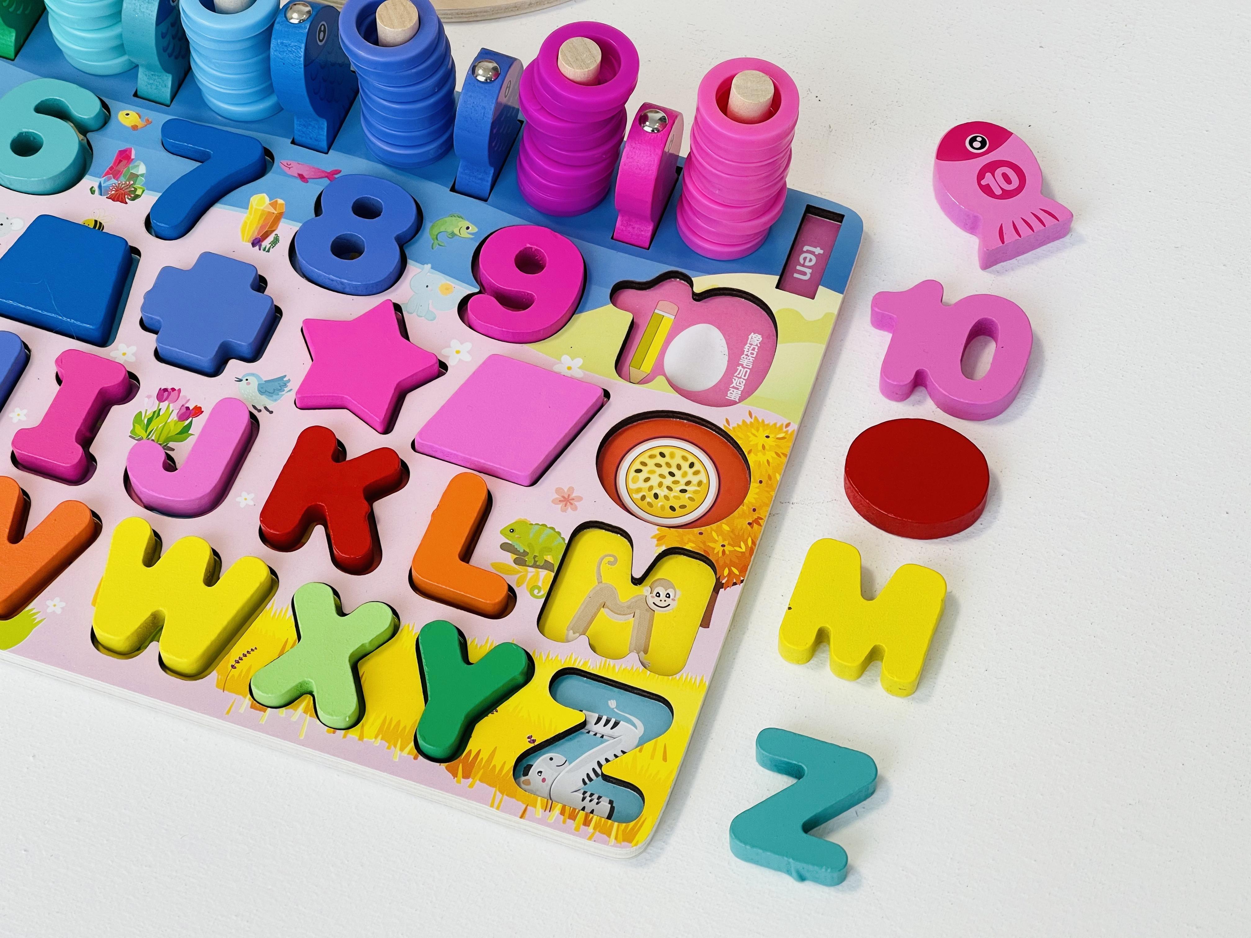 Детская деревянная игрушка геометрика рыбалка Oray часы монтесори развивающая - фото 4 Детская деревянная игрушка геометрика рыбалка Oray часы монтесори развивающая - фото 4