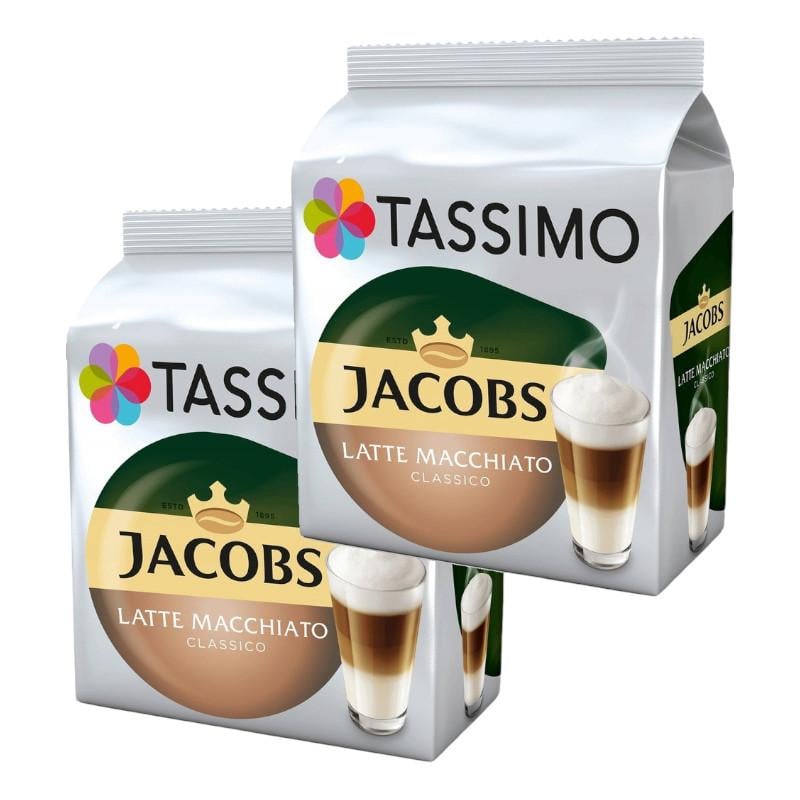Набор кофе в капсулах Jacobs Tassimo Latte Macchiato Classico 32 капсулы