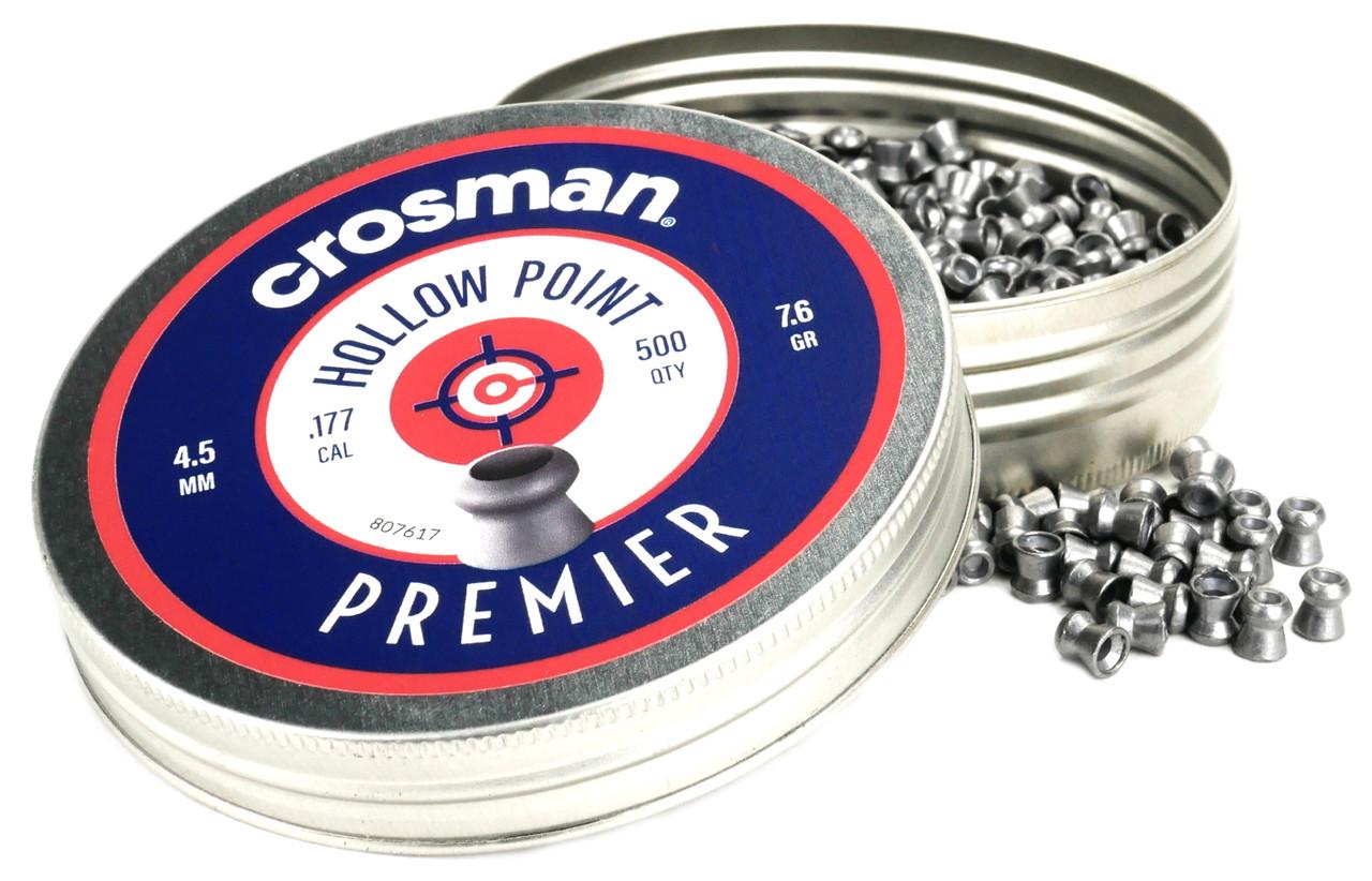 Пули Crosman Premier Hollow Point 4,5 мм/0,51 г/500 шт.