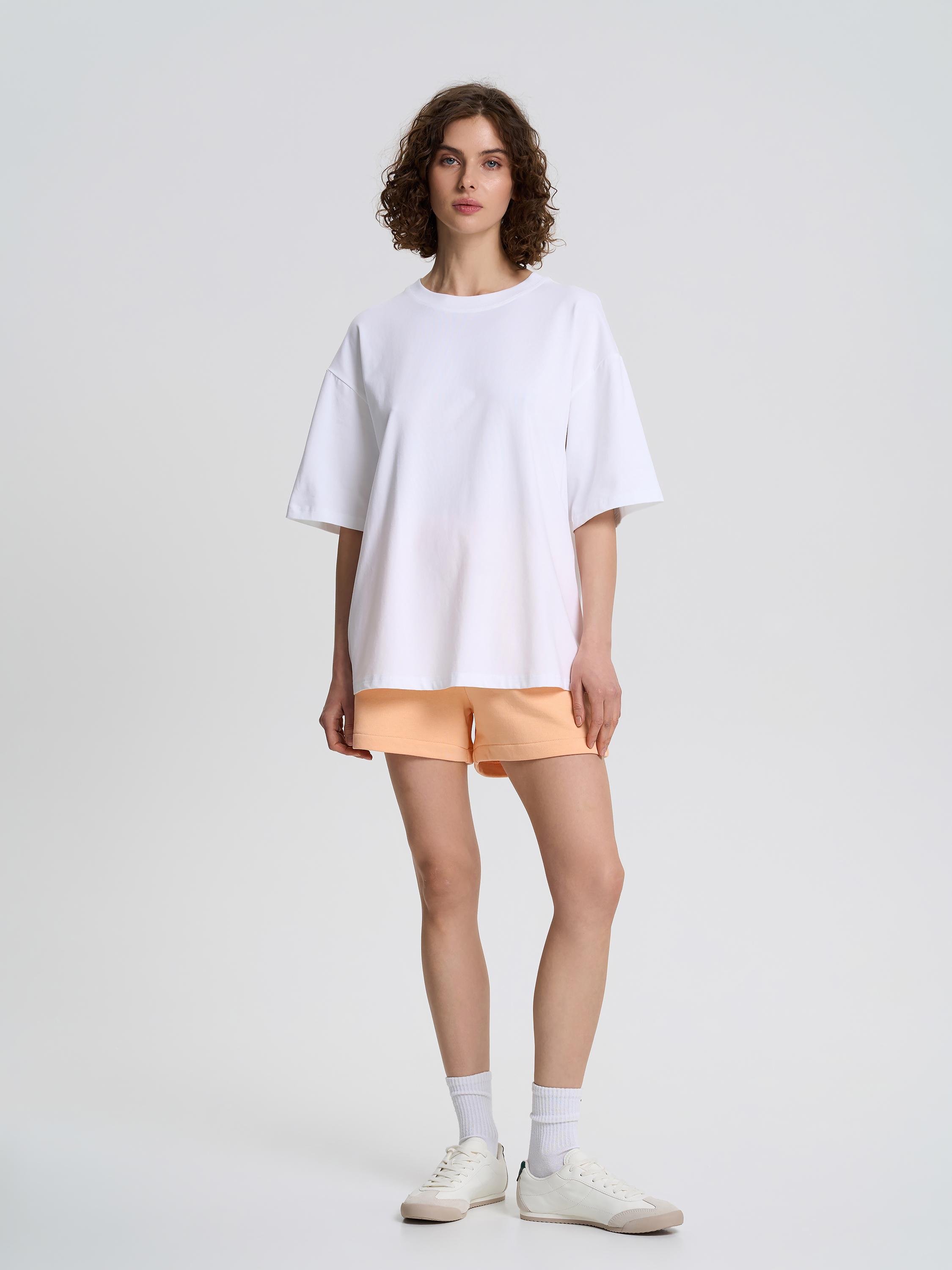 Шорты женские короткие ROZA 231112 L Персиковый (4824005716096) - фото 5