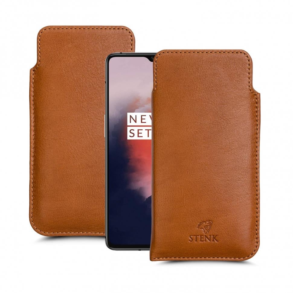 Футляр Stenk Elegance для OnePlus 7T Коричневий (65208)