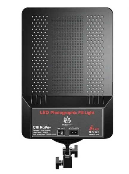 Видеосвет Led Photographic M777 85W 3200-5700K 28x40 см (755116) Видеосвет Led Photographic M777 85W 3200-5700K 28x40 см (755116)