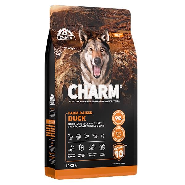 Корм для собак сухий беззерновий холістик Charm Farm-Raised Duck фермерська качка 10 кг - фото 1 Корм для собак сухий беззерновий холістик Charm Farm-Raised Duck фермерська качка 10 кг - фото 1