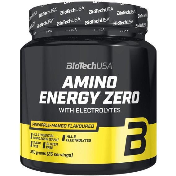 Амінокомплекс для спорту BioTechUSA Amino Energy Zero with Electrolytes 360 г 25 порцій Pineapple Mango