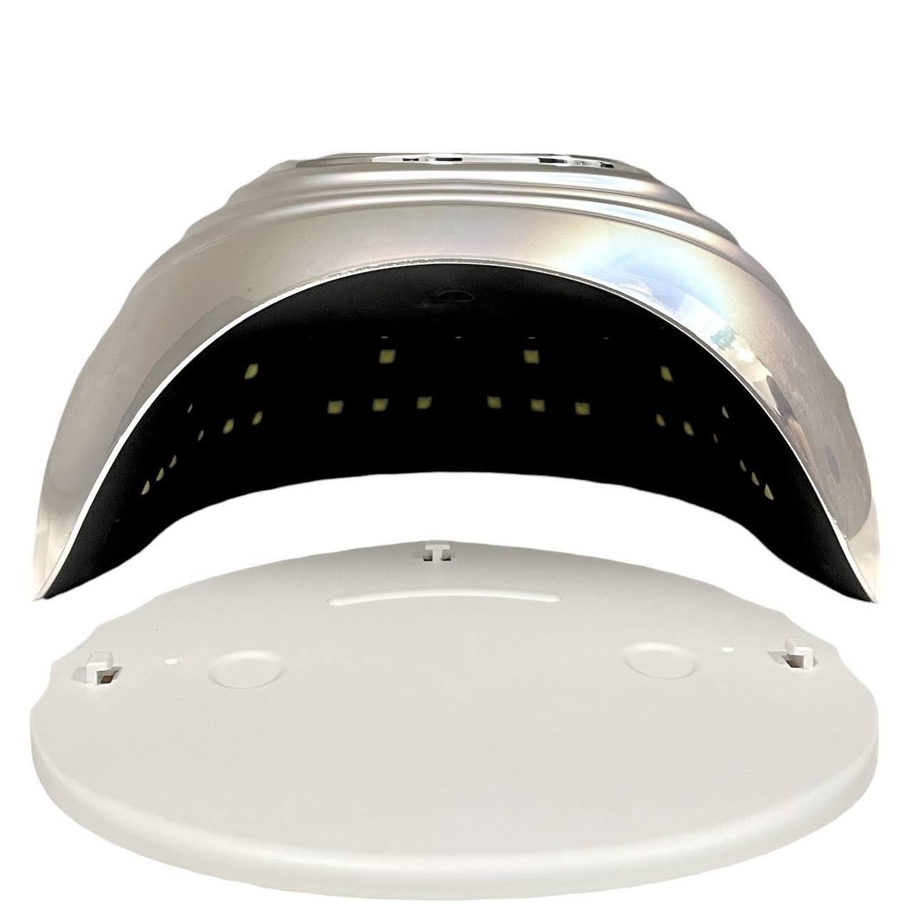 Лампа UV/LED SUN B5 Chrom для нігтів 120 Вт Silver - фото 4