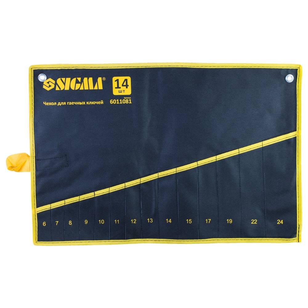 Чохол Sigma для 14 шт. гайкових ключів (6011081)