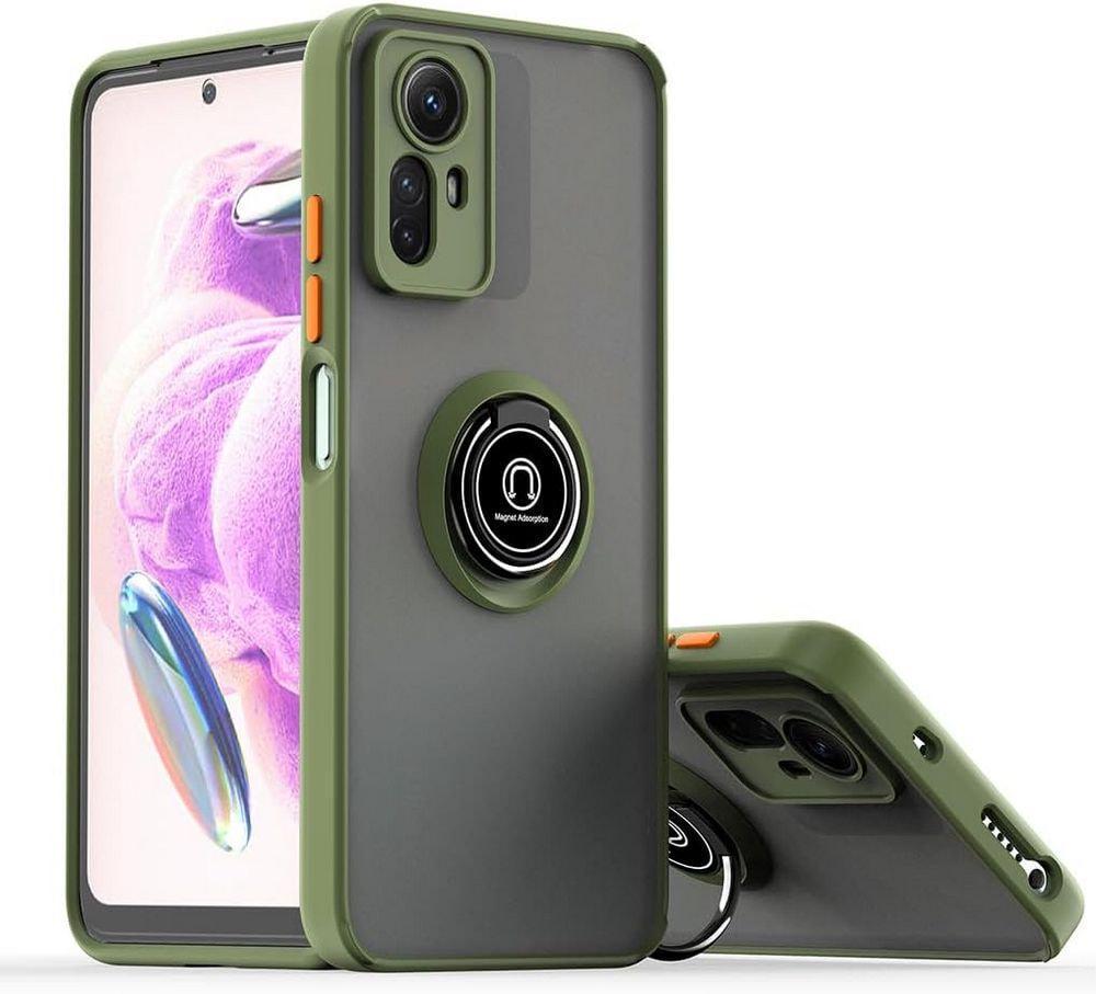 Захисний чохол MatteLuxe Xiaomi Redmi Note 12S (з кільцем) Khaki (34251-17)