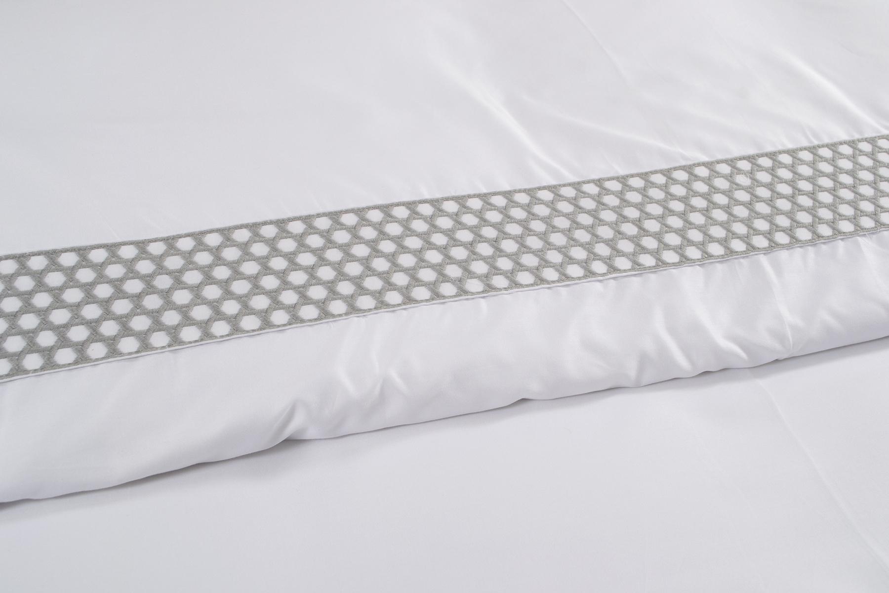 Підковдра з наволочками Penelope Regina 240x220/50x70 см 2 шт. Grey (svt-2000022346696) - фото 2