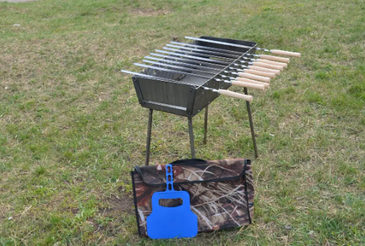 Мангал-валіза на 12 шампурів 3 мм (0009) - фото 5 Мангал-валіза на 12 шампурів 3 мм (0009) - фото 5