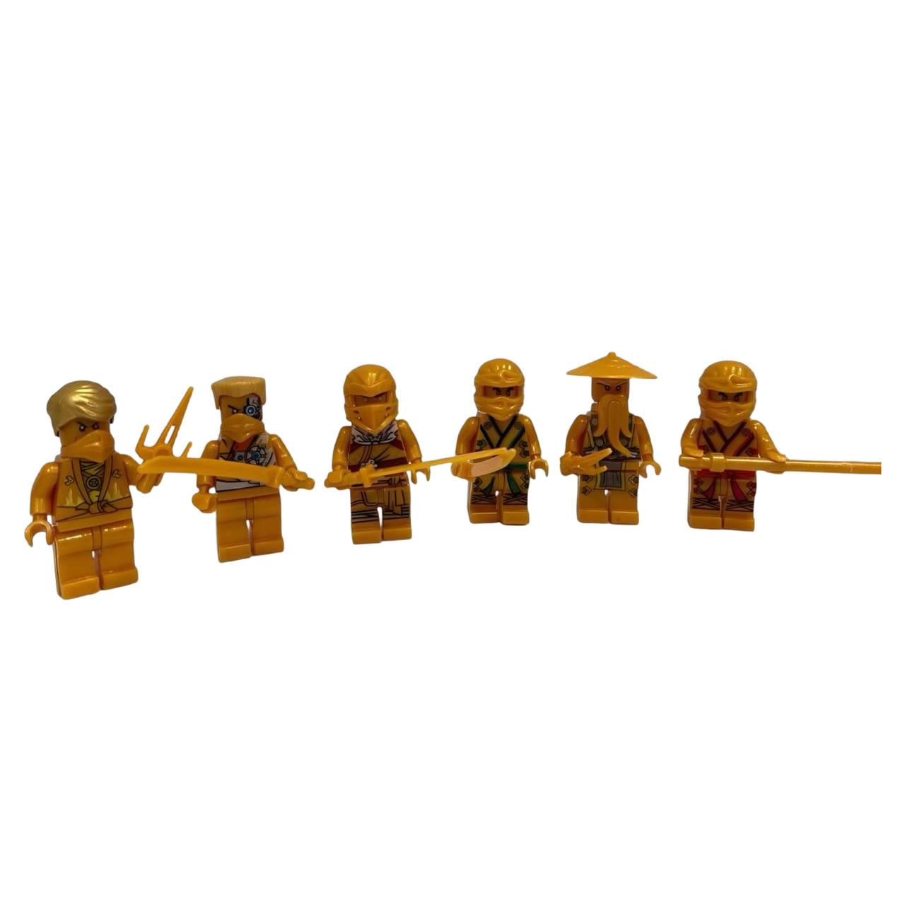 Набор игровых фигурок коллекционный Ниндзяго из 6 героев (29674377)