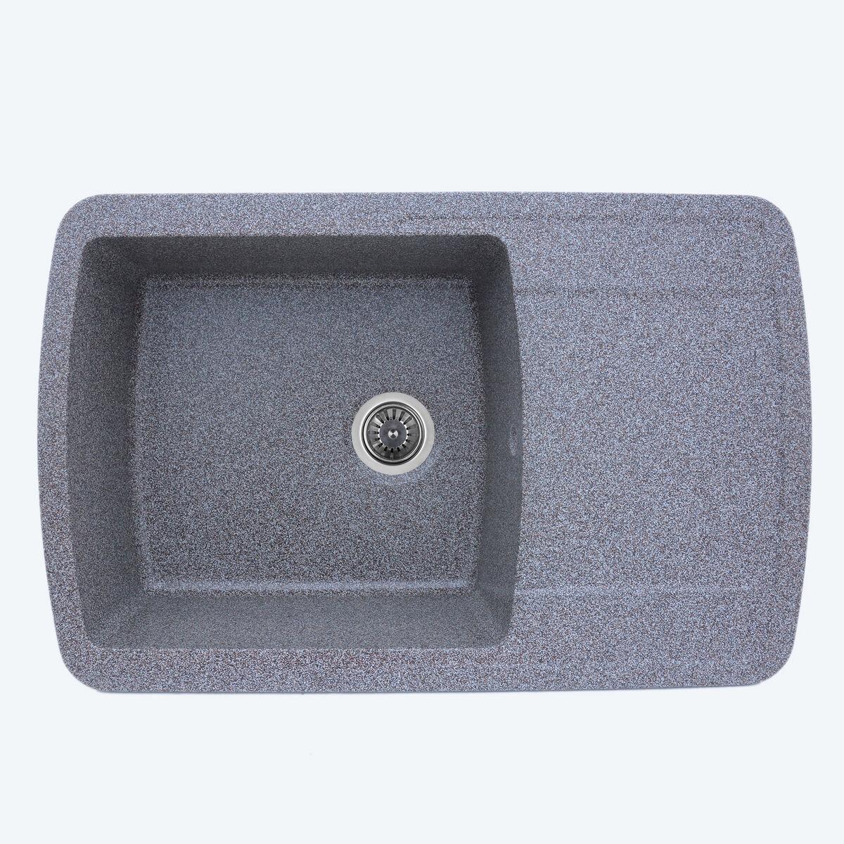 Мойка для кухни гранитная Platinum 7749 ROMA глянцевая Микс