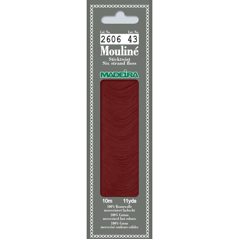 Нити 2606 Mouline Гранатовый
