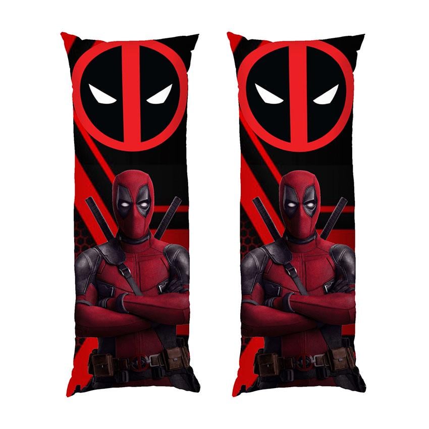 Подушка дакімакура Deadpool Logo Marvel габардин 180х60 см (113304-4)