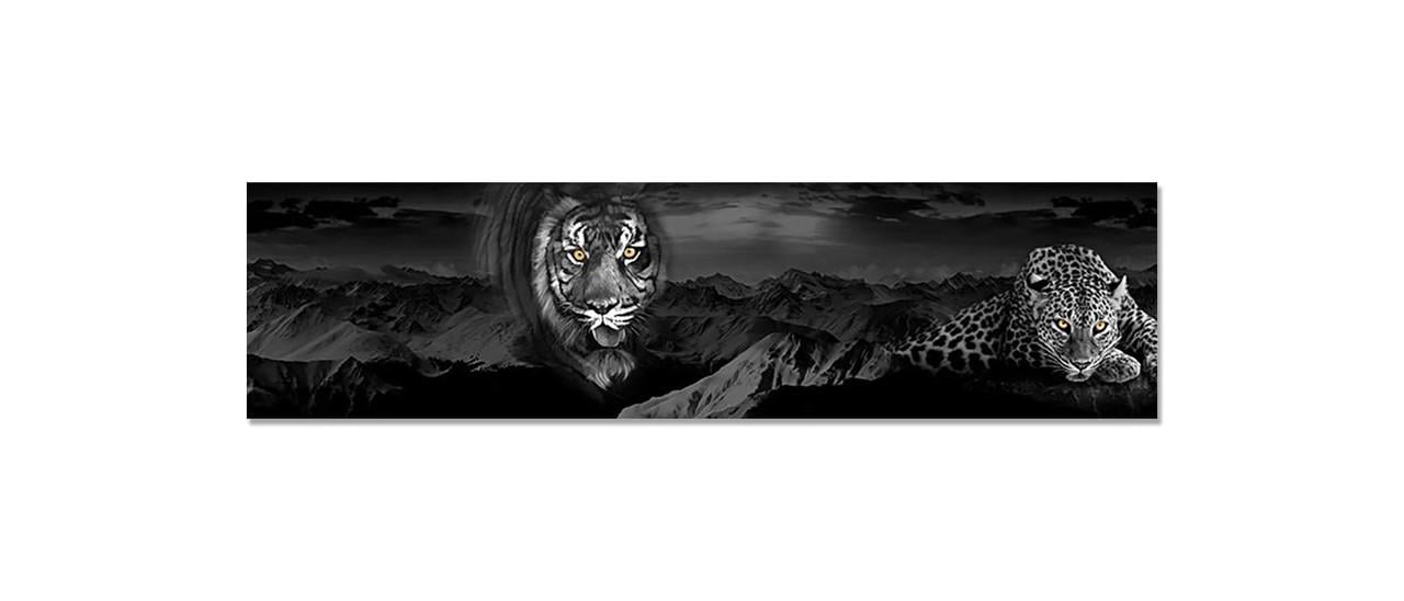 Наклейка виниловая на кухню Zatarga Тигр Леопард 650х2500 мм (1289776677) Наклейка виниловая на кухню Zatarga Тигр Леопард 650х2500 мм (1289776677)