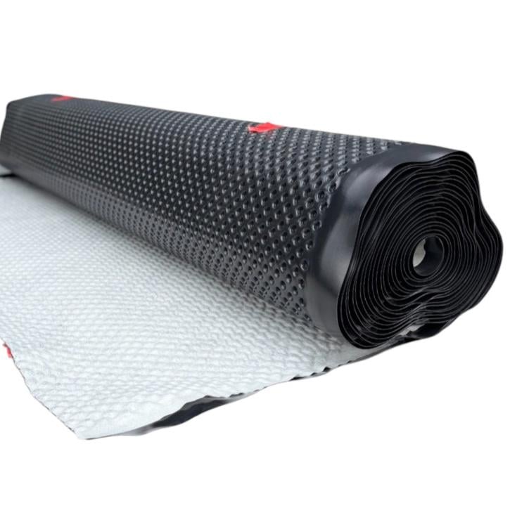 Геомембрана шиповидная Aquaizol Гидростоп ГЭО 500 г/м2 0,50 мм 2,0х15 м.п. 30 м2 с геотекстилем (29723976)