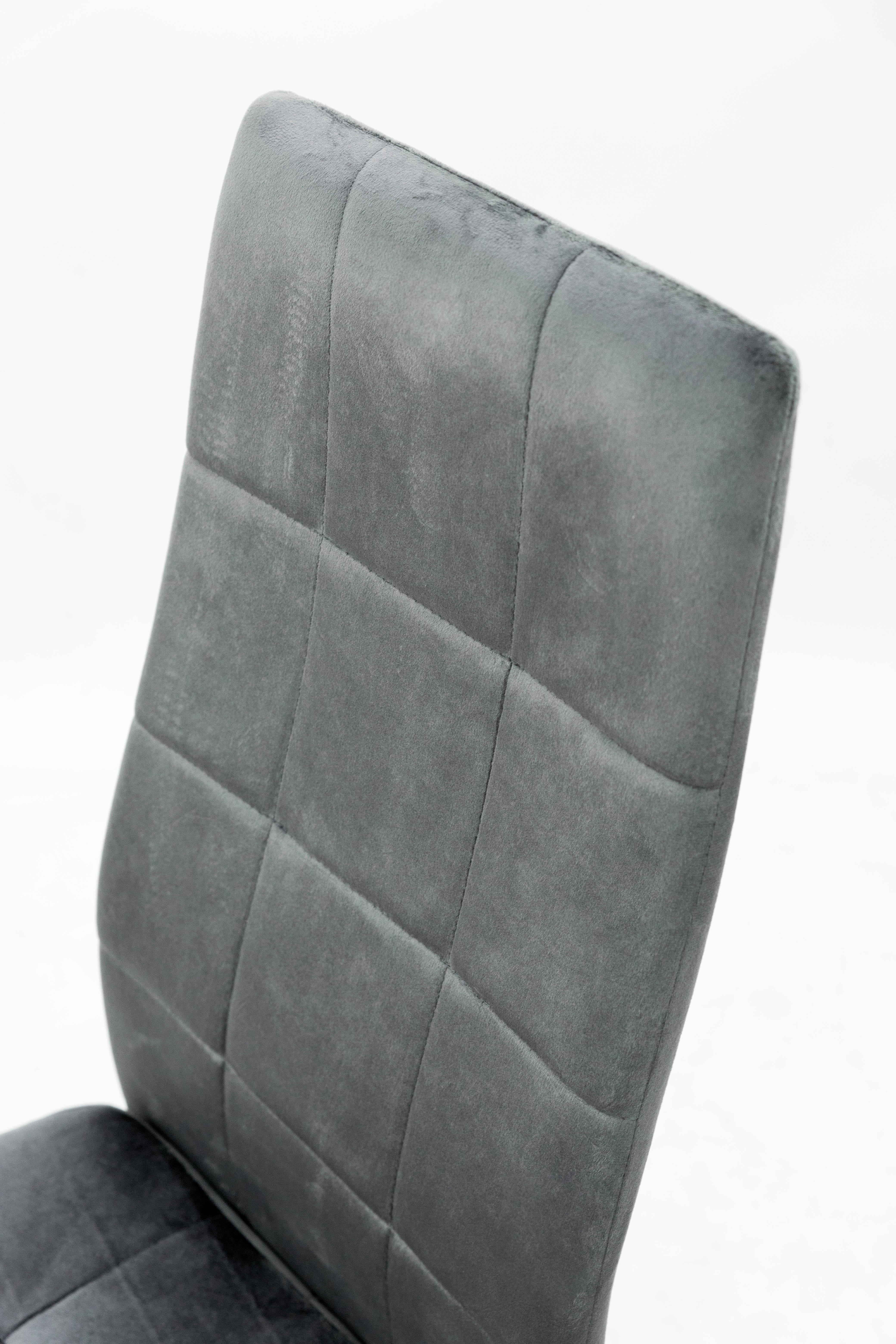 Стілець для кухні та вітальні ГРЕЙС Айс 410х980х510 мм Чорний/Сірий (GAА0056133) - фото 8